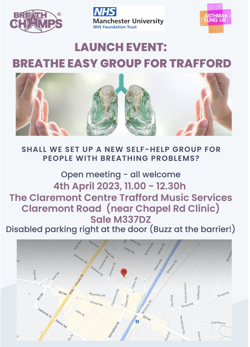 All welcome @TraffordPagesUK @TraffordLCO @traffordsafe @News4Trafford @TraffordVetsUK @TraffordICP @ThriveTrafford @TraffordVS @asthmalunguk @LifeInSale @TraffordAsthma @TraffordPRehab