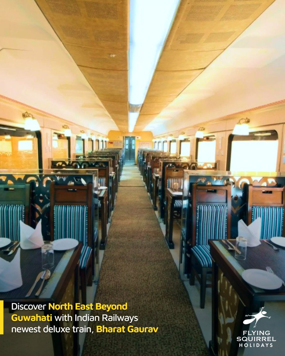 FSHoliday's tweet photo. Bharat Gaurav, India’s newest luxury train, launched by @IRCTCofficial helping tourists discover more of North East India. 

It will leave the Safdarjung Railway Station and cover the major cities of North East India.

#bharat #bharatgaurav #newtrain #irctc #IndianRailways #news https://t.co/ZZI5iSC6q3