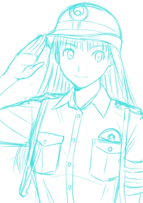 あたりだけ描いて疲れた… 