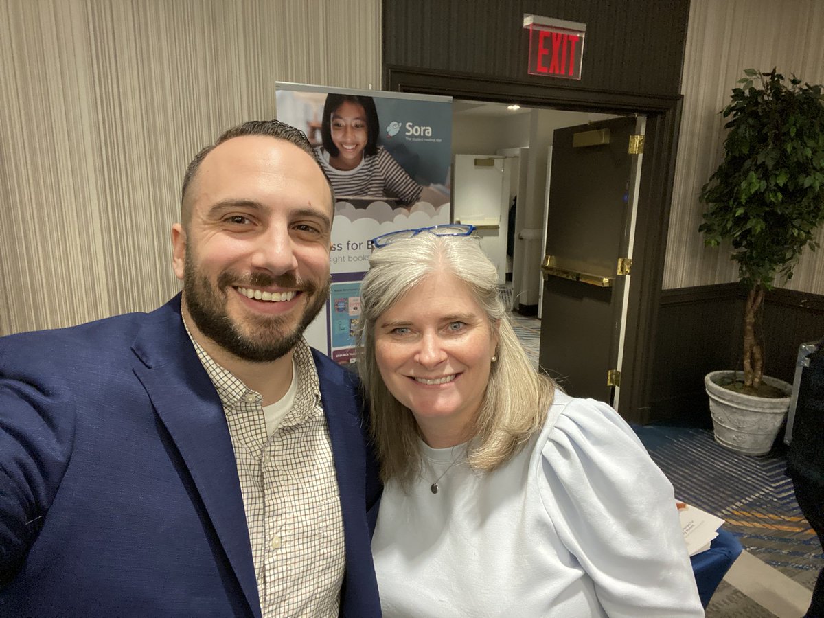 I’m with <a href="/EducateWaalkes/">Tracy L Waalkes</a> at the <a href="/NYCESPA/">NYCESPA</a> 90th annual leadership conference. Come visit us to learn more about the Citywide Digital Library on Sora!