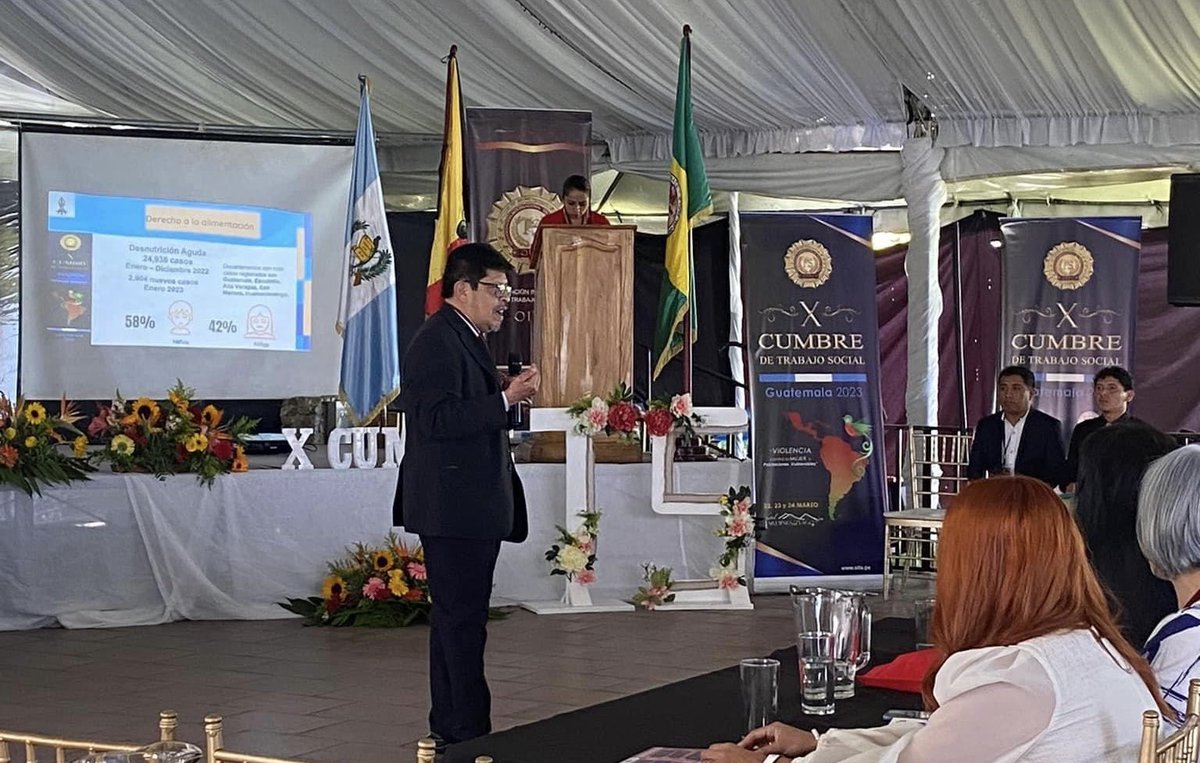 riveraotto's tweet photo. Guatemala: #CIPRODENI agradece a la Organización Internacional de Trabajo Social #OITS, al Comité Organizador de la X Cumbre de Trabajo Social, a las y los profesionales participantes por la atenta invitación a compartir el Análisis de Situación de los Derechos de NNA. https://t.co/goXUKbhTjN