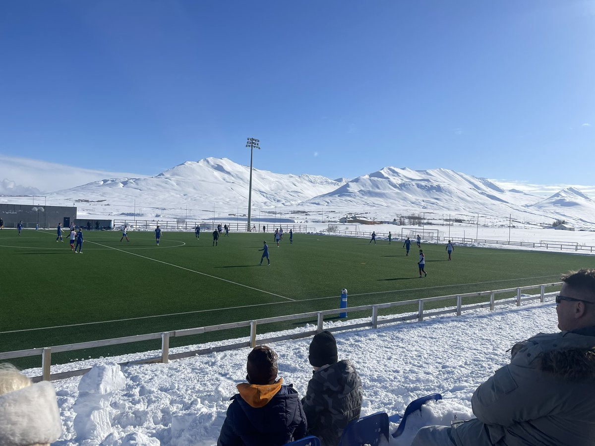Melby Groundhopper (@ozgroundhop) on Twitter photo Driving through a random town, and there’s a football match happening. Apparantly it’s an Icelandic League cup match between third division side <a href="/dalvik_reynir/">Dalvík/Reynir</a> and another team in the third division. Decent backdrop Driving through a random town, and there’s a football match happening. Apparantly it’s an Icelandic League cup match between third division side <a href="/dalvik_reynir/">Dalvík/Reynir</a> and another team in the third division. Decent backdrop