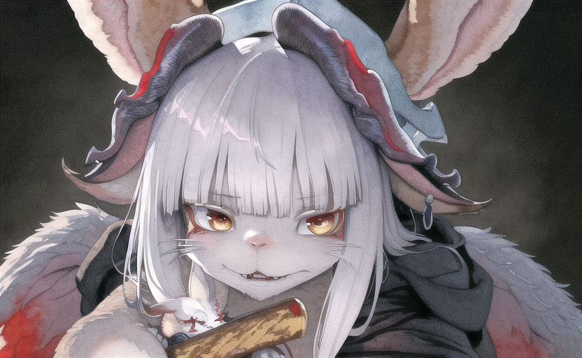 猫プロットと混ぜて遊んでたらできたかっこいいナナチ
任侠ものっぽいｗ

「オイラに背中を見せたら、終わりだぜ？」