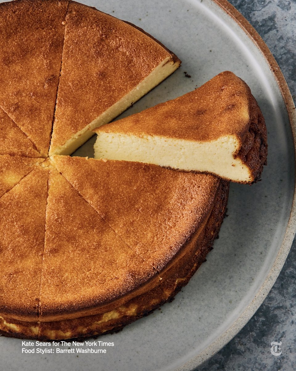 nytimes's tweet photo. "I'm a 98-year-old woman, and this just makes my great-grandchildren go crazy. THEY LOVE IT. Thanks again, Betsy Sue." 🥺

This Turkish yogurt cake is similar to a lemon-scented cheesecake, but it’s lighter and has a fresher, tangier flavor. https://t.co/rP96swJo91 https://t.co/zdQJRZ6iBV