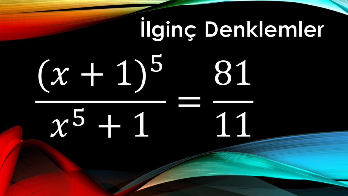 VolkanK14488023's tweet image. Yeni video yayında.
İyi seyirler...😉

Can you find all the roots satisfy this equation ?

 #math #matematik #complexnumbers #karmaşıksayılar #factorization #çarpanlaraayırma #identities #özdeşlikler

youtu.be/VBIGPmmJ_lM