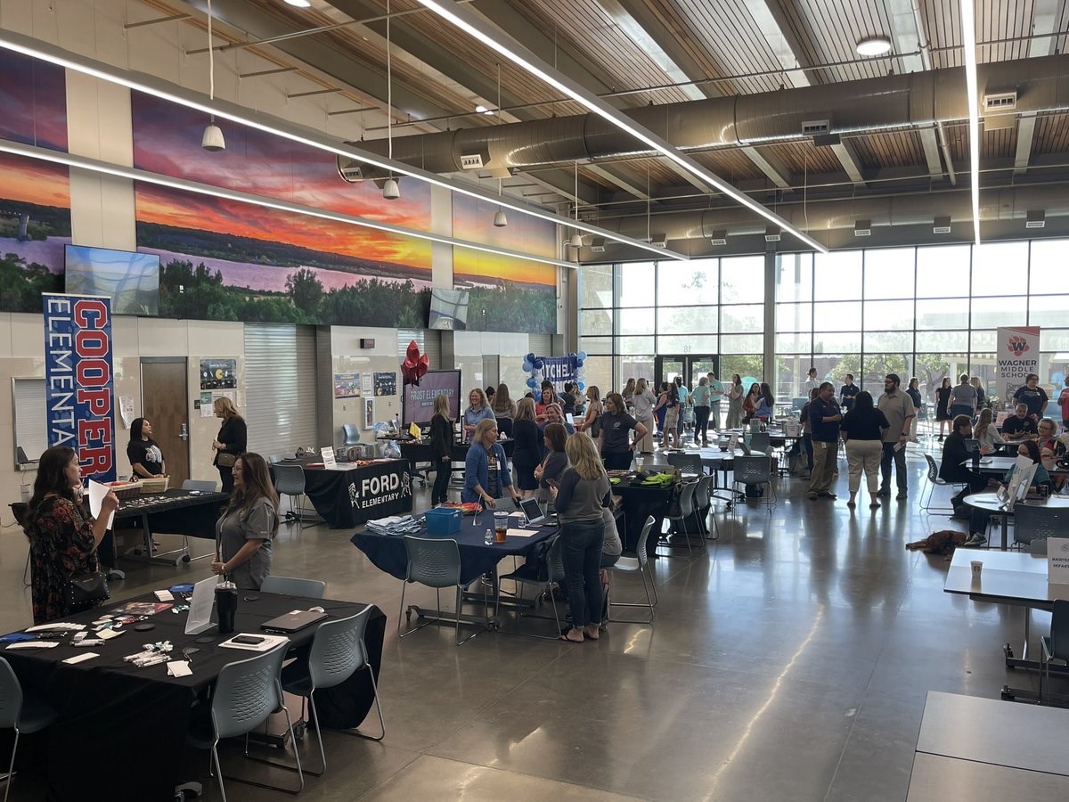 Loving the team’s energy at GISD’s Spring Job Fair!