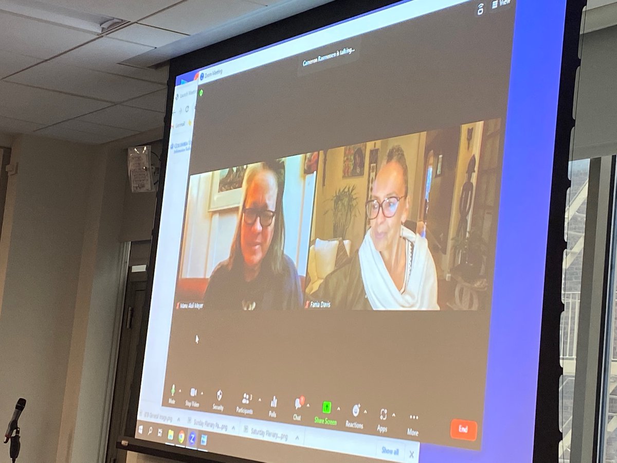 Justice is a culture’s worldview! - Fania Davis 
#beyondthebars23
#btb23
#seedingjustice