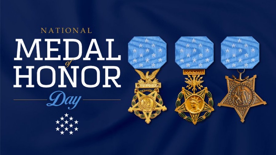 VetsandPlayers's tweet photo. Today we honor those who went above & beyond the call of duty & received the highest military award for valor โThe Medal of Honor. #MedalofHonorDay
#MedalofHonor #honor #courage #usa #military #respect #america #duty #service #valor #aboveandbeyond #mvp #mergingvetsandplayers https://t.co/mLVsVQ3SAE