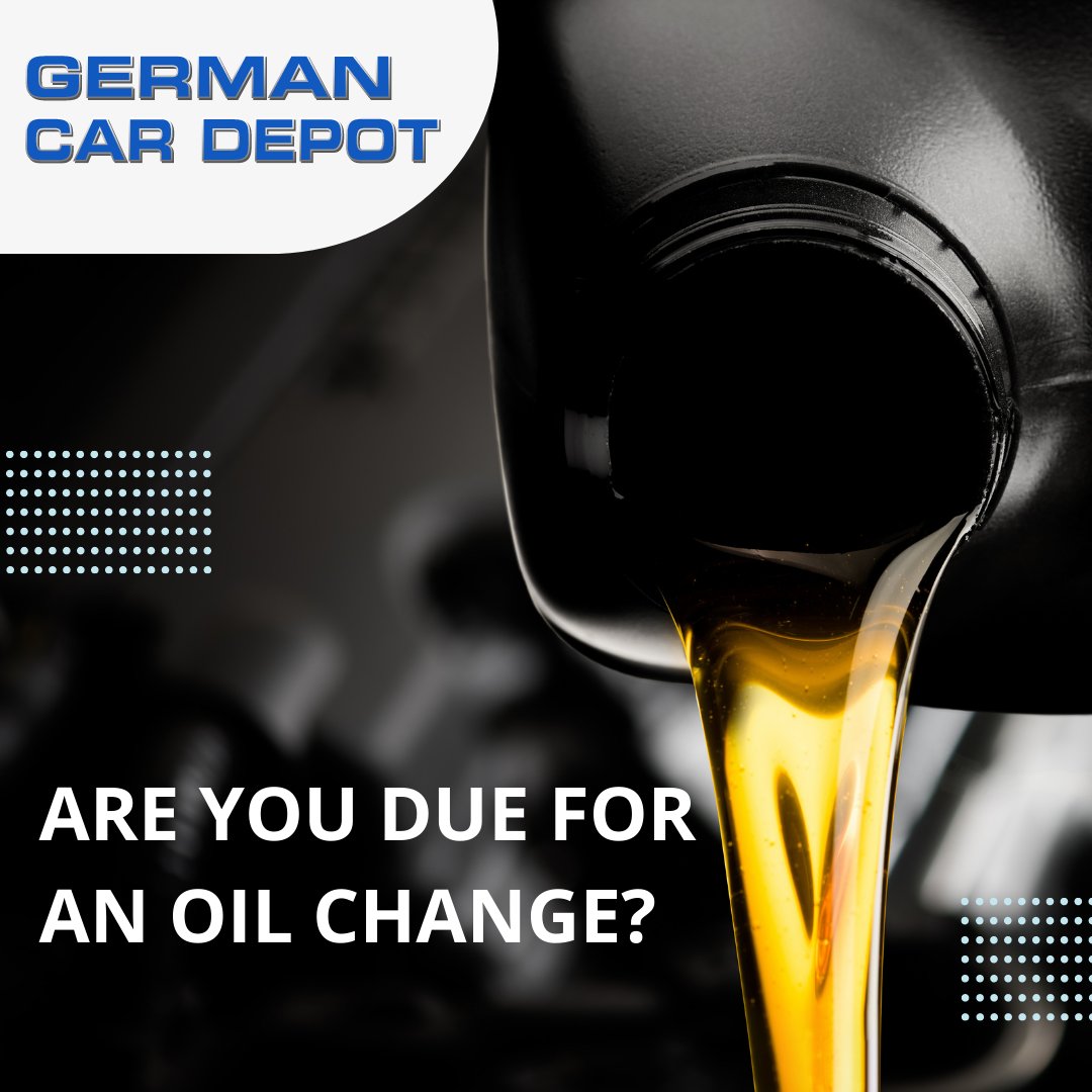 Overdue for your oil change or know you need one soon? Give us a call or visit us online today to schedule your appointment!
(954) 329-1755
GDepot.Com
Hollywood, FL

#hollywoodfl #bmw #porsche #audi #vw #mini #wefixgermancars #OilChangeTime #OilChangeNeeded