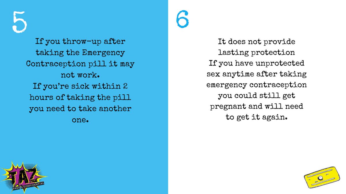 6 THINGS YOU SHOULD KNOW ABOUT EMERGENCY CONTRACEPTION (the morning after pill) Swipe to see what 7 things we think you should know about Emergency Contraception  #EmergencyContraception #SexEd #SexualHealth #StHelens