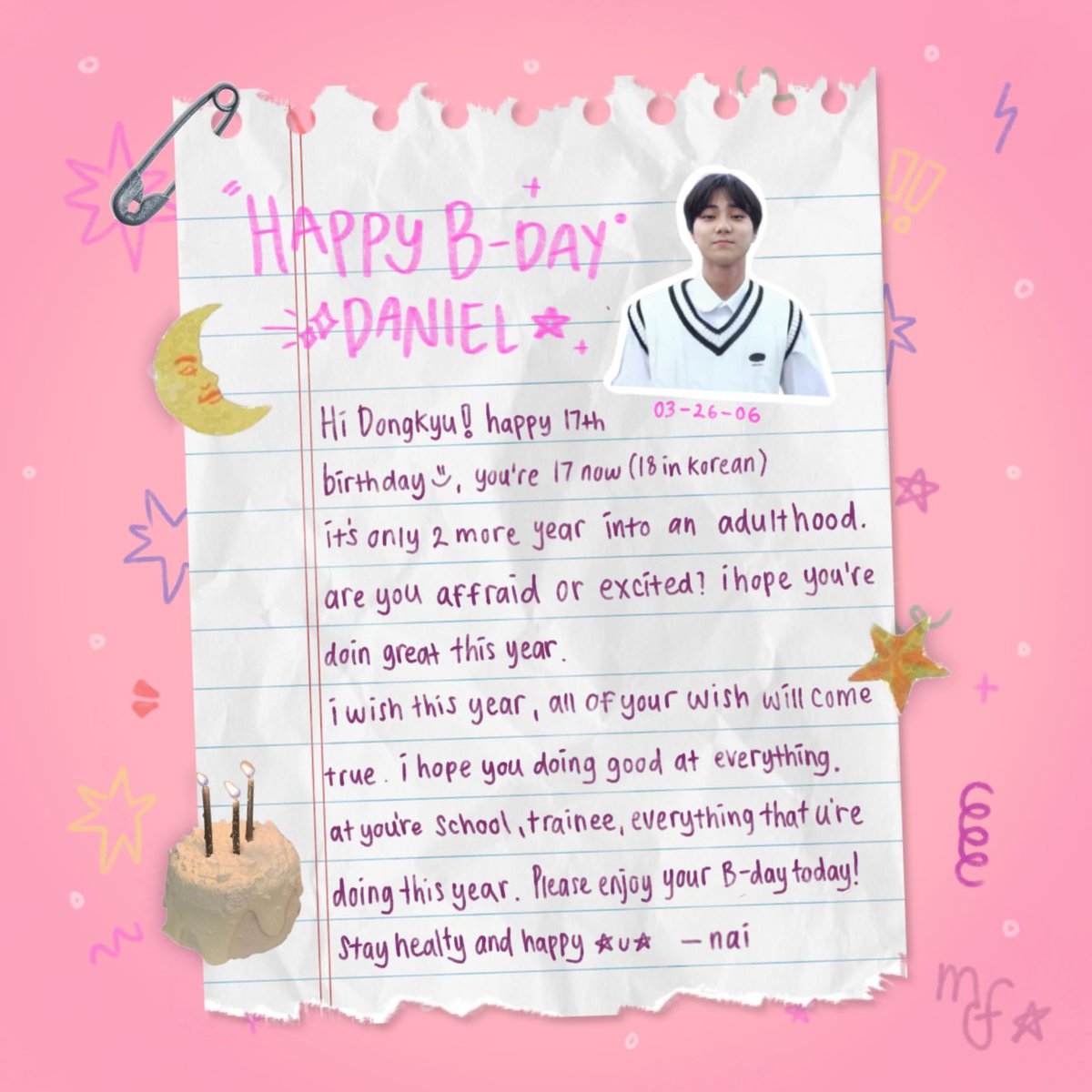 Happy Birthday to my dear Daniel, kim dongkyu, my orange hoodie, my march mate😴‼️ 

we still waiting for your debut bro <3 enjoy your day!! 

#OurPreciousDanielDay
#다니엘_3월은_다니꺼야