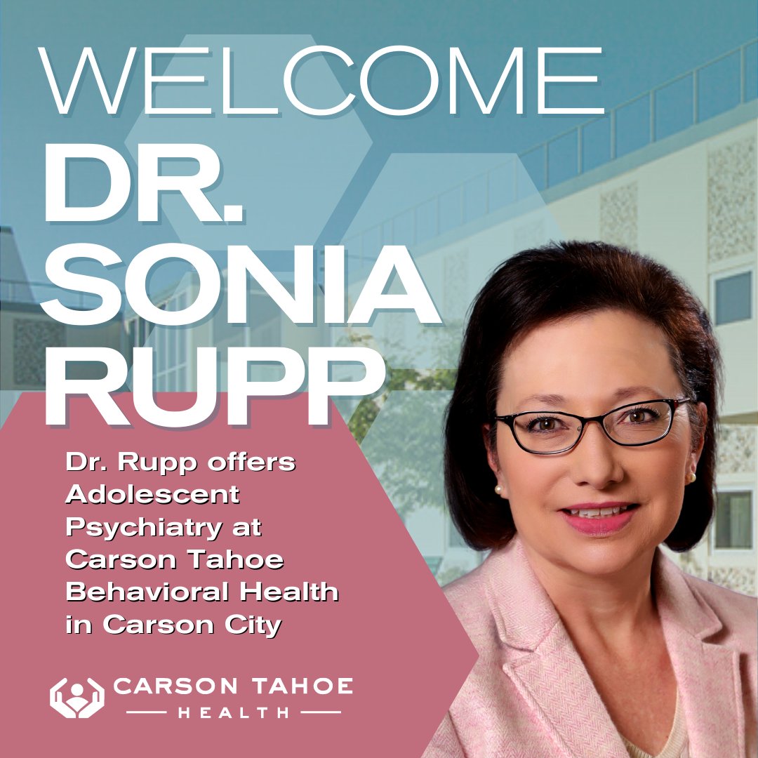 Carson Tahoe on Twitter "We're excited to Dr. Sonia Rupp to