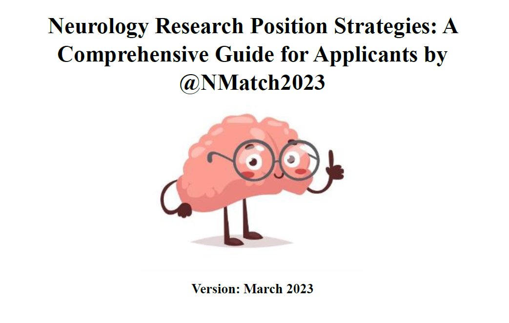Hey fellow medical students &amp; IMGs! Struggling with finding research opportunities in #Neurology? Check out our guide full of tips and Q&amp;A that tackle common challenges in the research journey. Let's help each other succeed! 
tinyurl.com/NMatchGuide