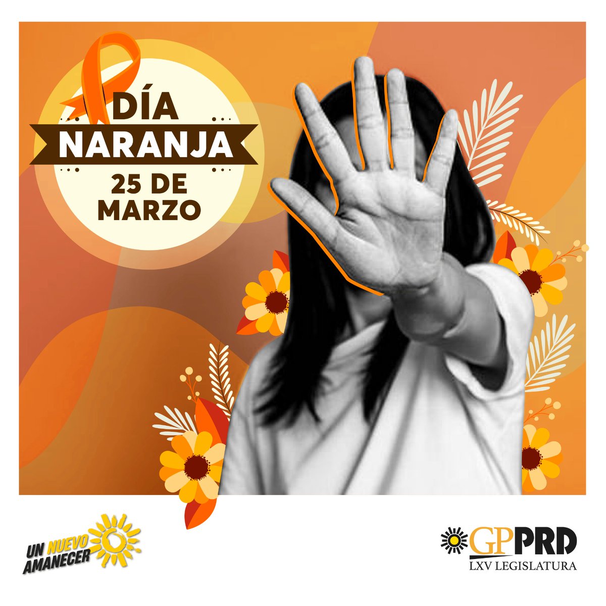 Cada 25 de mes conmemoramos el #DíaNaranja, que busca visibilizar y erradicar la violencia contra las mujeres. Desde el #GPPRD seguiremos trabajando para promover políticas públicas con perspectiva de género.

#SomosProgresistas #SomosPRD