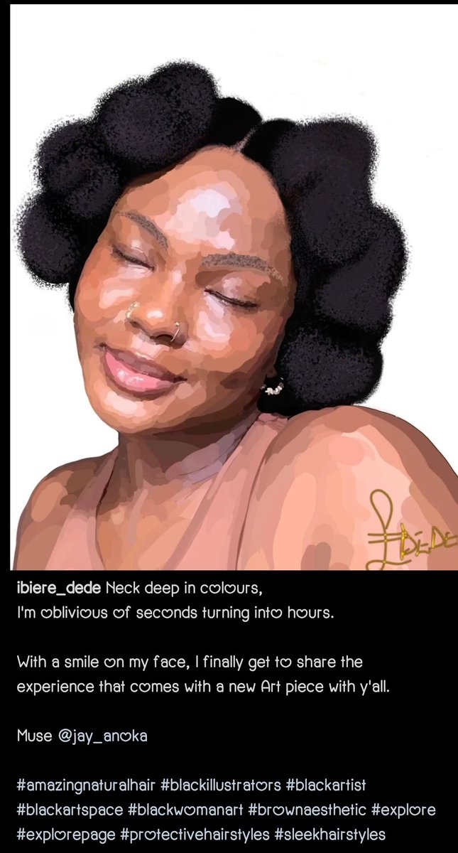 Diki_buu's tweet photo. Do you want a piece of artwork? @ere_dede can get it done 💯 ✅ 
Do you want to have your makeup done? @dabel_dede can get it done beautifully ✅
Or you want to own a jewelry @AwesomePruzy can get you affordable/non tarnish pieces 😁 #ArtistOnTwitter 
#art 
#digitalart 
#artwork https://t.co/jtVLXxucd5
