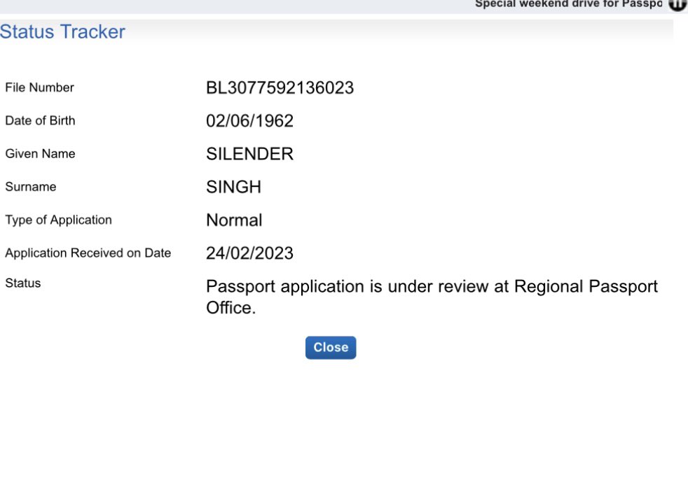 gagan_5608's tweet photo. @rpobareilly Hello
Can you guys atleast reply i have sent many emails why my passport is under review since 3 weeks Here are details
File Number BL3077592136023
Date of Birth 02/06/1962
Given Name SILENDER SINGH https://t.co/TDjgHjH0NQ