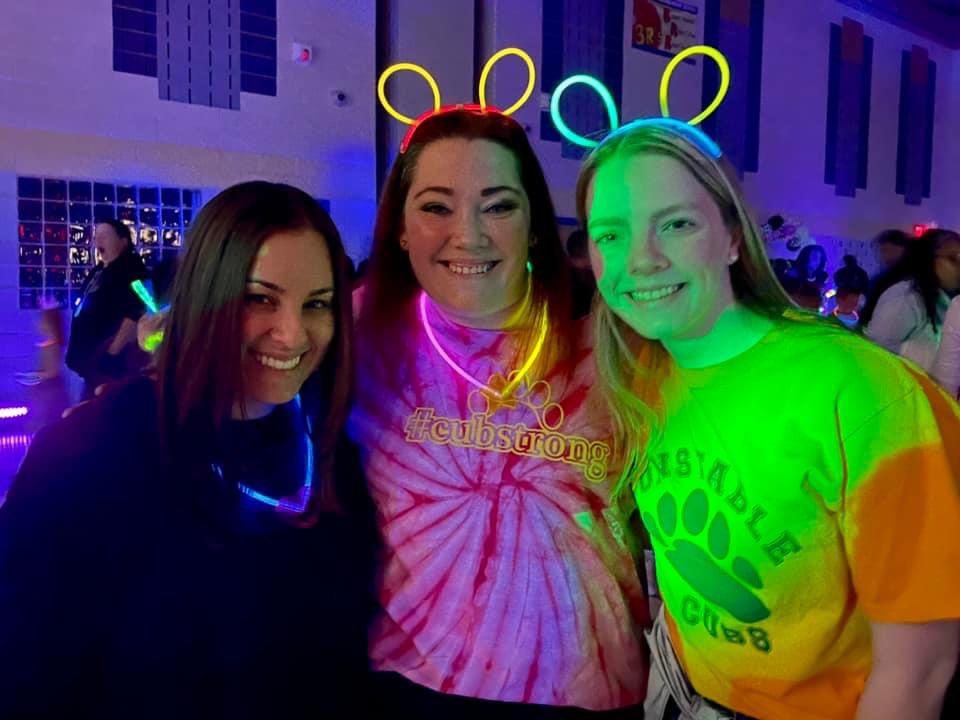 StephVic926's tweet photo. So much fun last night at the Constable PTO Glow Dance!Such a great night being silly&amp;dancing the night away w/staff,families &amp; best admin team💙🐾💛 I don’t have a bunch of photos as I was too busy being in the moment &amp; having fun.#cubstrong @ms_slombardi @MrsVC3 https://t.co/YHUTb0jSko