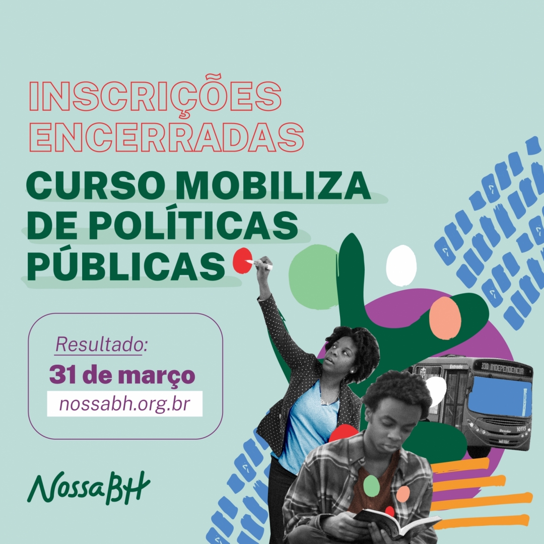 Salve gente! Passando pra comunicar que as inscrições para o Curso Mobiliza de Políticas Públicas 2023 estão encerradas!

#cursomobilizadepoliticaspublicas
#redemobilizarmbh
#movimentonossabh
#mobilidadeurbana
#mobilidadeantirracista