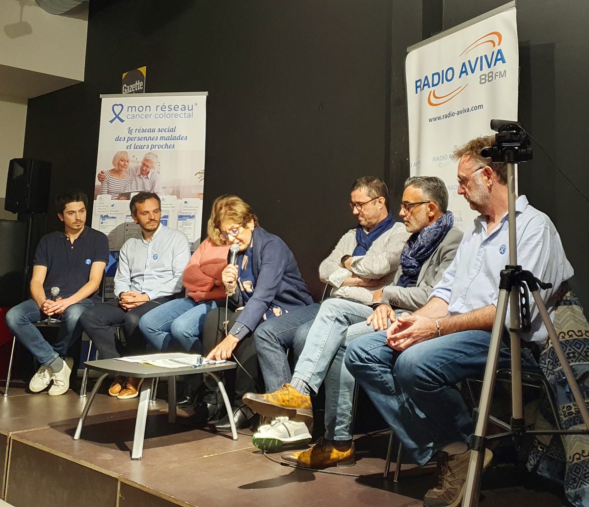 CSarrauste's tweet image. Ce vendredi 24/03 pour #MarsBleu #ECCAM2023 @reseauKcolorect était en conférence live à @GazetteLive34 avec @RadioAviva34 et @AesioSante #CliniqueBeauSoleil pour parler dépistage du #Cancer  #Colorectal - Bientôt le replay !
 🙏Merci pour l&apos;invitation !