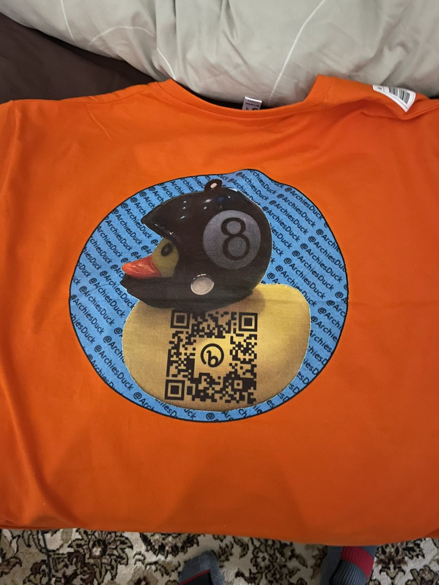 #dipgawareness #younglivesvscancer <a href="/archiesduck/">ArchiesDuck</a> T-Short printed, just need to stop so people can scan :)