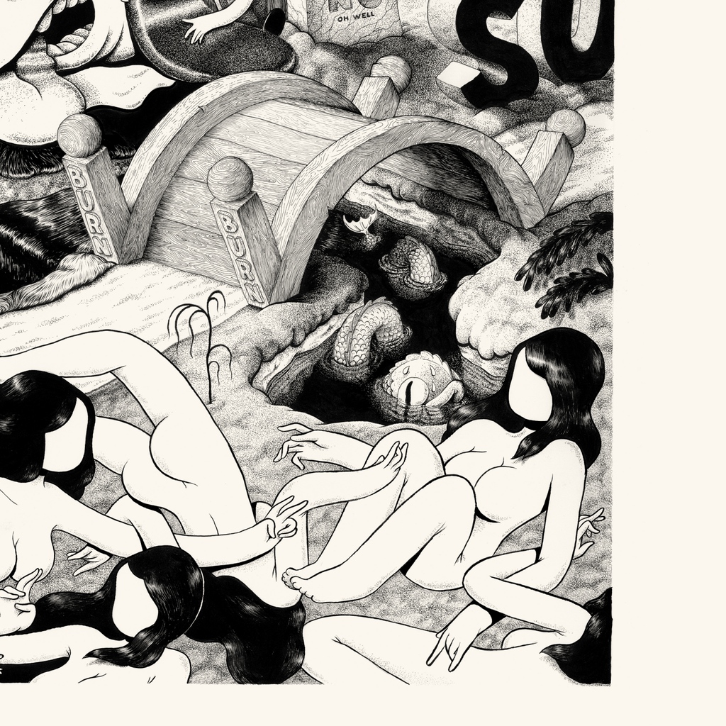 First of six pieces of the OH NO print.

Print available on our website.

Screenprint on Premium handmade paper “Alt Bern” 250g/m² by Roemerturm.
Embossed &amp; signed
Limited to 500 pieces
Format: 108,0 x 76,0 cm
Unframed