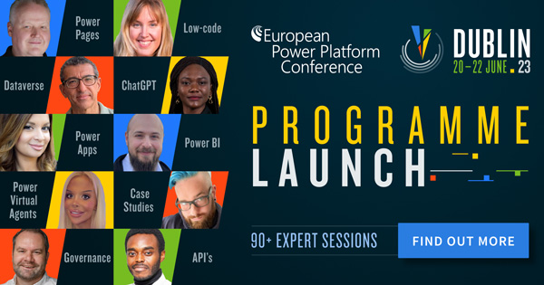 EuropeanPPC's tweet image. #EPPC23 Programme topics include: #FusionTeams, #PowerApps, #PowerPlatform, #PowerPages, #PowerVirtualAgents, #ALM, #Azure, #OpenAI, #Dataflows, #Connectors, #Dataverse, #CanvasApps, #PowerAutomate, #APIs and so much more. sharepointeurope.com/conference/sch…