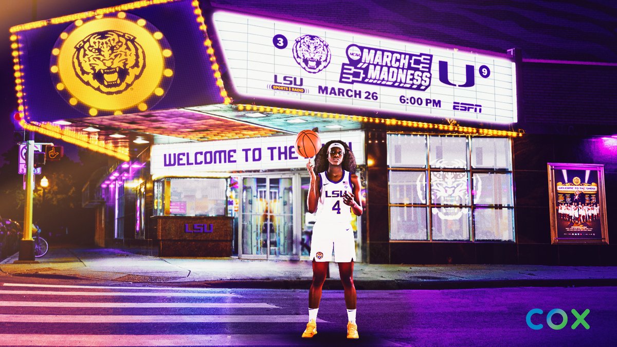 LSUwbkb's tweet photo. LSU and Miami will meet Sunday night at 6:10 p.m CT in the Elite Eight on ESPN!

📄 https://t.co/O449Gucd63 https://t.co/XfQ4ahHolF