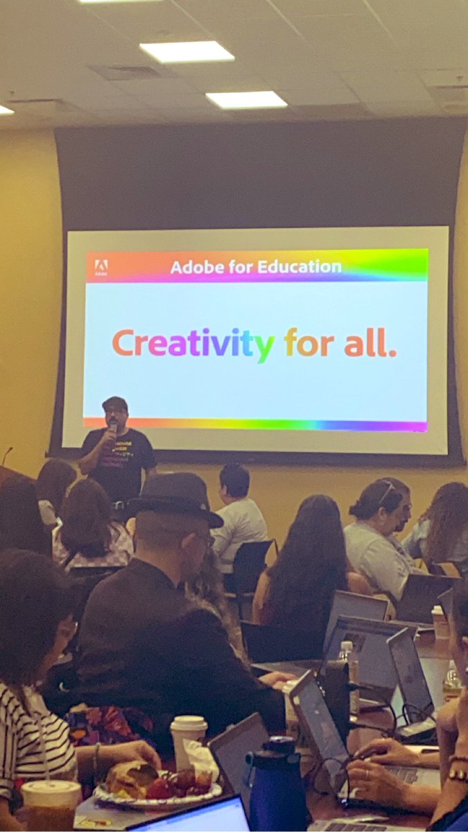 dloera77's tweet photo. Had such a great time learning about @AdobeExpress! Thank you so much to all the presenters for sharing your knowledge & helping add to our “Teacher Toolbox”! Today was fun! @MrsTGonzalez @ClaudioZavalaJr @GladeJeff @LibrarianLopez #CreativeEducators #TechnologyInEducation https://t.co/IEa6S0kuMp