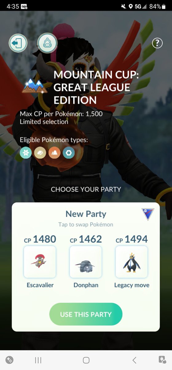 josephcup18's tweet photo. Double iron bash Five dollars paid for that move Hide it in the back i'm running double fighting #PokemonGo #GBL #pvp #Mountaincup https://t.co/gX21l24xpD