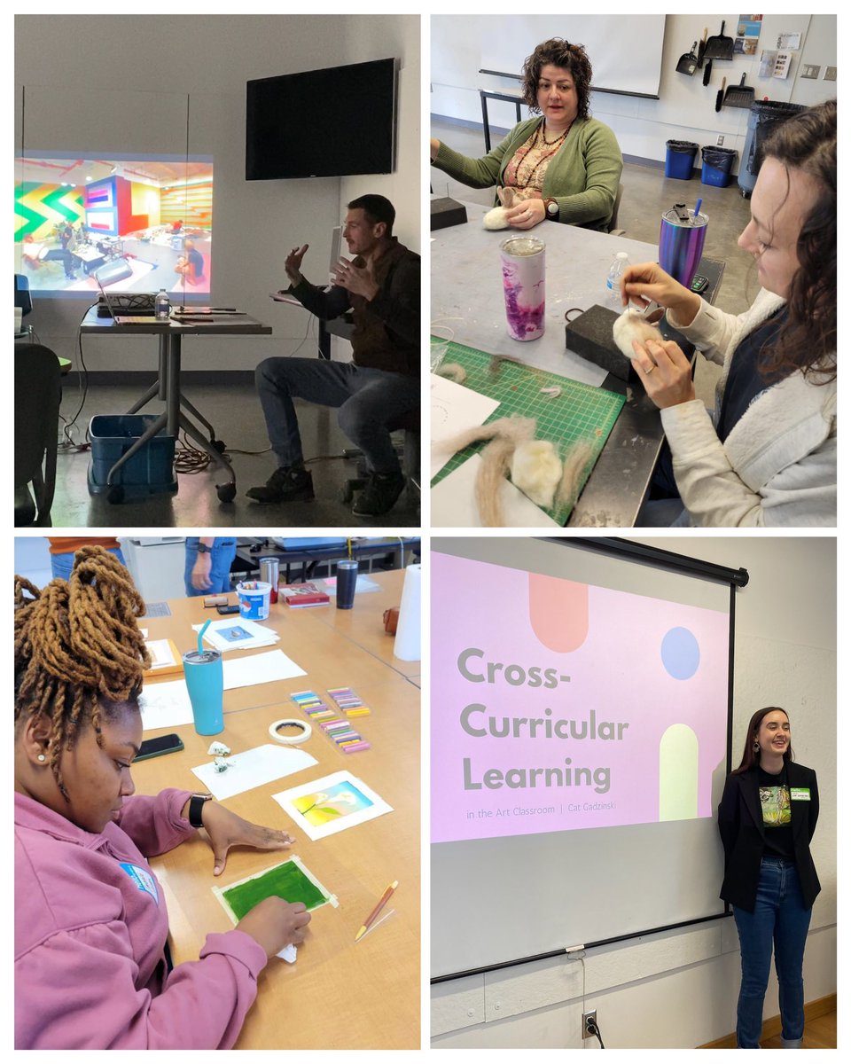 Thank you so much to everyone who attended, participated, instructed, and created in today’s TVAEA Winter Workshop! 🎨