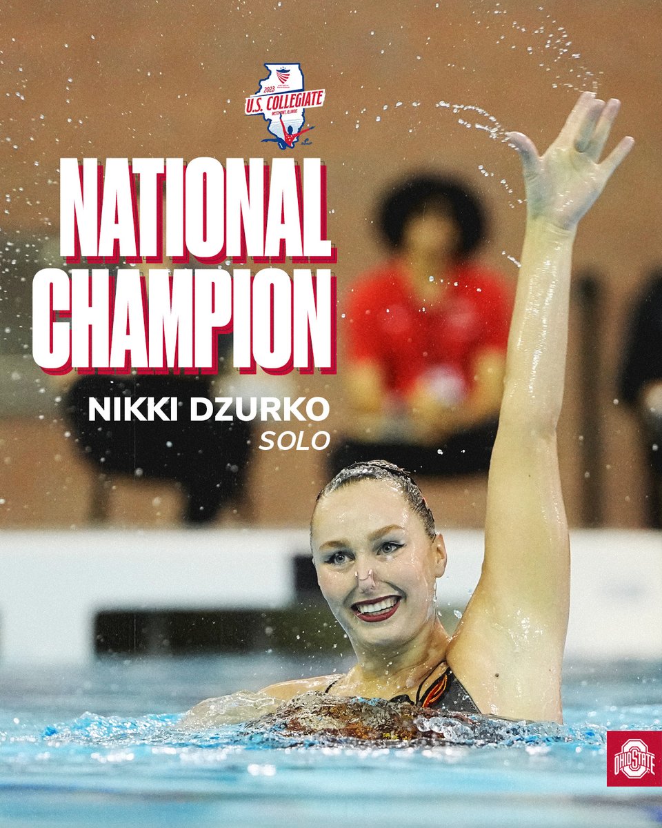 A 3️⃣ time solo national champion 👏🏆

Congrats to Nikki Dzurko on winning the 2023 solo title‼️ 

#GoBucks
