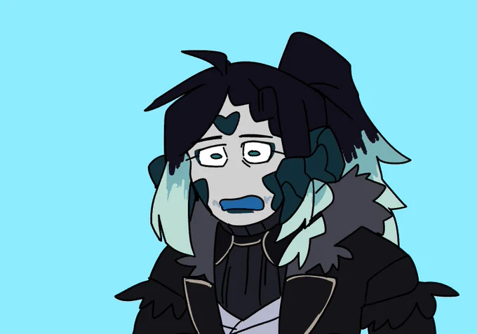 (reminds myself i was gonna redraw the one tails gets trolled face as my wols at one point) OH SHGIT 
