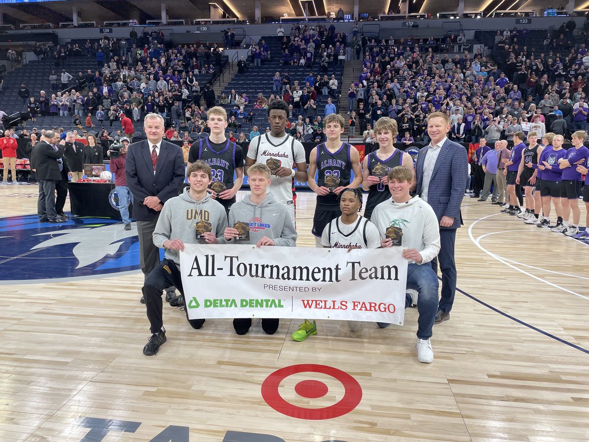 Meet the Class AA Boys Basketball team for 2023. ⁦<a href="/WellsFargo/">Wells Fargo</a>⁩ ⁦@DeltaDentalMN⁩
