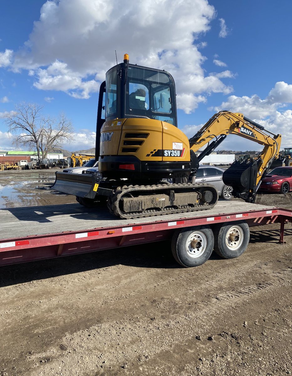 ProSourceMachin's tweet photo. It’s a SY35 weekend! 
🔥🔥🔥🔥
One SY35U is off to Silverthorn Drilling in Lavina Montana
The other SY35U is off to Clay Nagel in Big Timber, Montana!
Thanks for your business! Enjoy your Mini Excavators!
MT Office 406-272-3497 https://t.co/FuXBy0cKl7