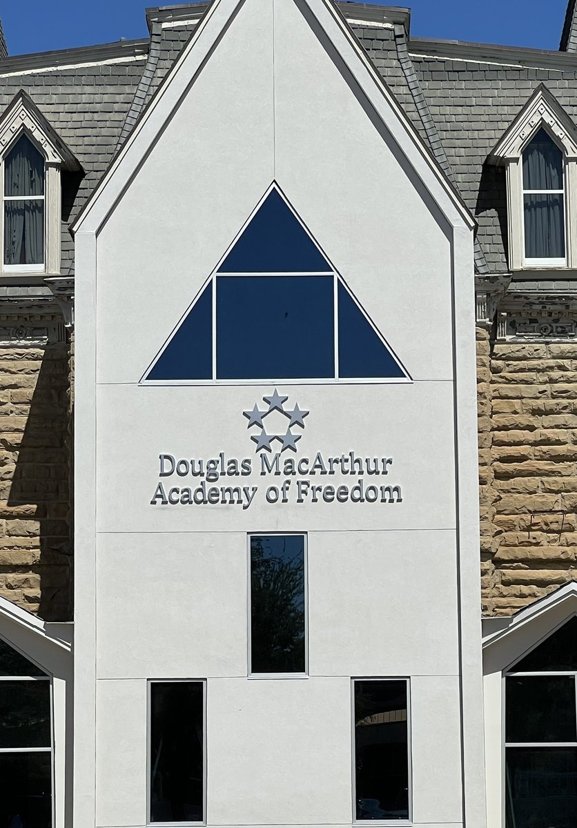 Great to see our renovations of the Douglas MacArthur Academy of Freedom coming along. Can’t wait to open this facility in the fall.
