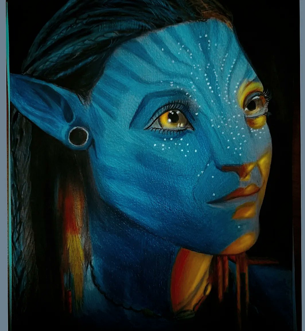 Flme16's tweet photo. Oel ngati kameie - I see you ✨ @officialavatar  #avatarfanart  #art #dessin https://t.co/u8TLojxgvE