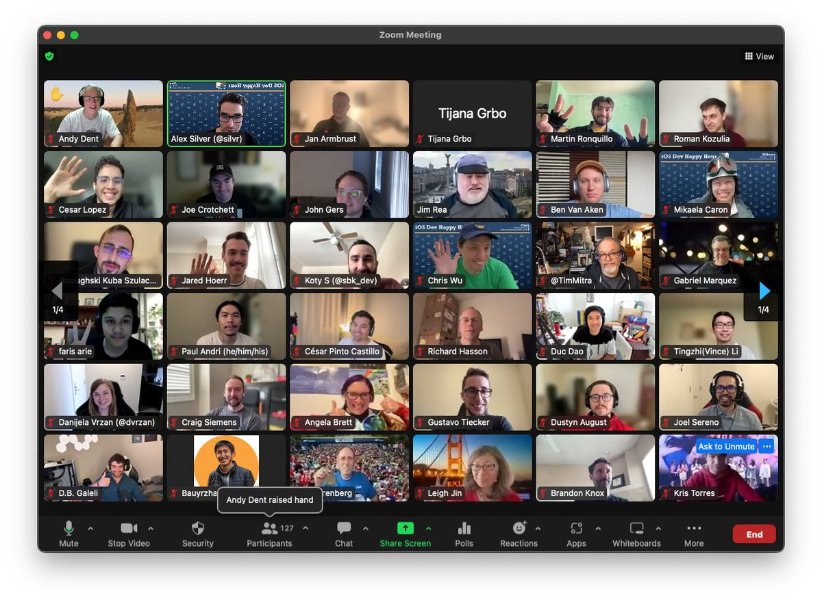 iosdevhappyhour's tweet photo. Thanks for attending yet another #iOSDevHappyHour!

Big appreciation to our community speakers @tinatron_ and @dvrzan, and congrats to our @kodecodev giveaway winners: D.B., @kestrelsoftware, @PdVeilleux, @Bartozo_, @coughski &amp; @I_Lomidze!

See you all at next month's event! https://t.co/zZZb5TdxCG