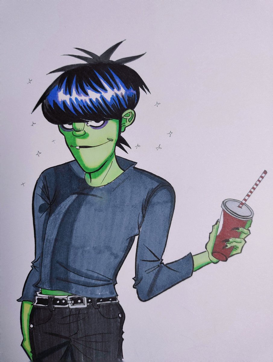 mlxg94's tweet photo. #gorillaz #Gorillazfanart #gorillazfanart #fanart #murdoc #murdocniccals #gorillazmurdoc #sketch #sketchart #sketching #doodle #markpen
murdoc is dating https://t.co/i759sKJut3