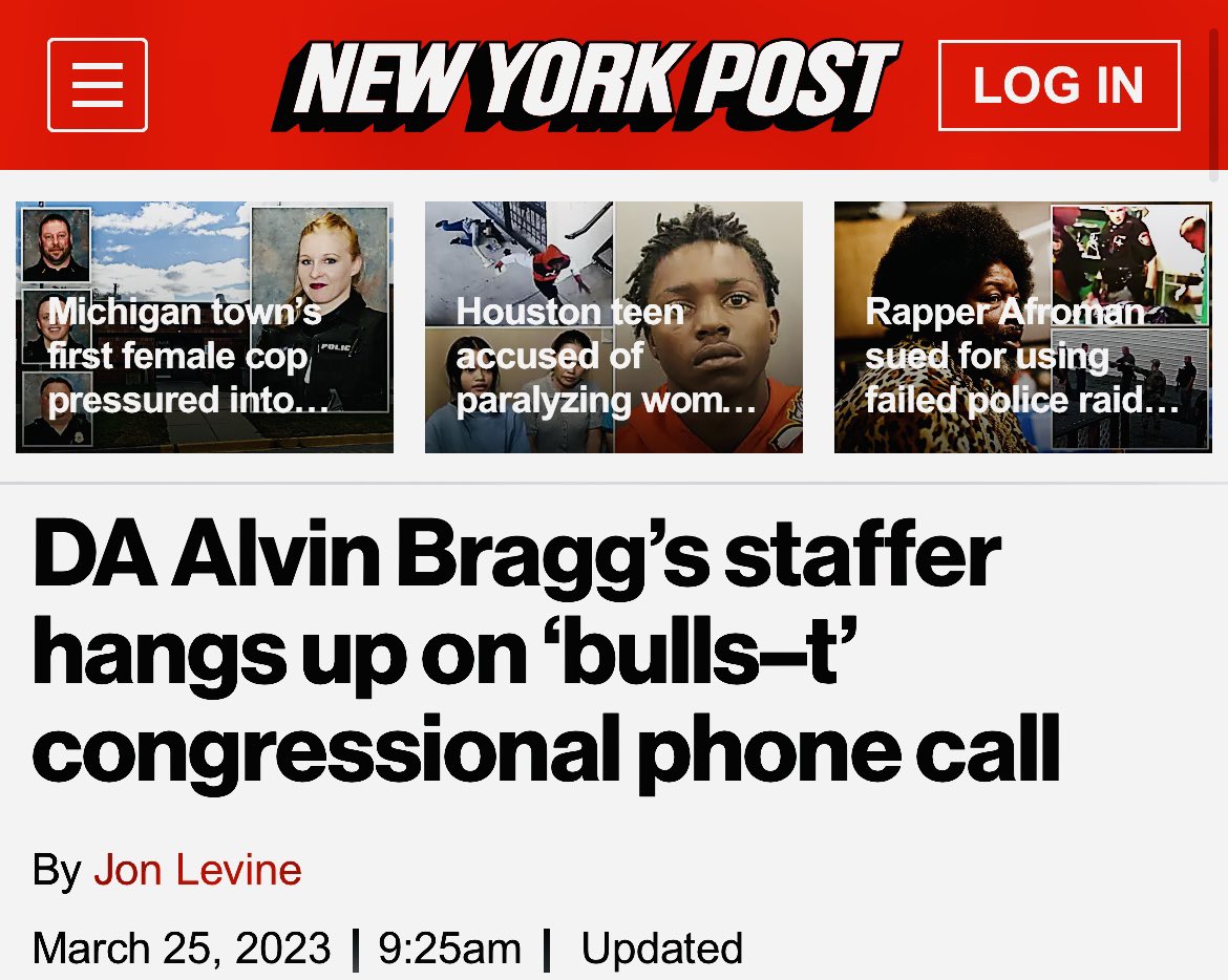 After repeated calls to Bragg’s office, GOP Judiciary Comm staffer says he was finally told: “Your committee has no jurisdiction over us. You’re wrong. Stop calling us with this bullshit!” Staffer: “I don’t think I’ve ever seen any govt entity respond to us in that manner.”