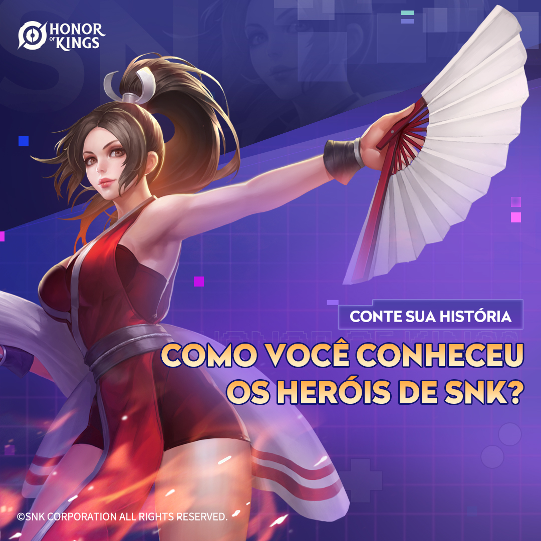 Heroínas da SNK chegam a Honor of Kings