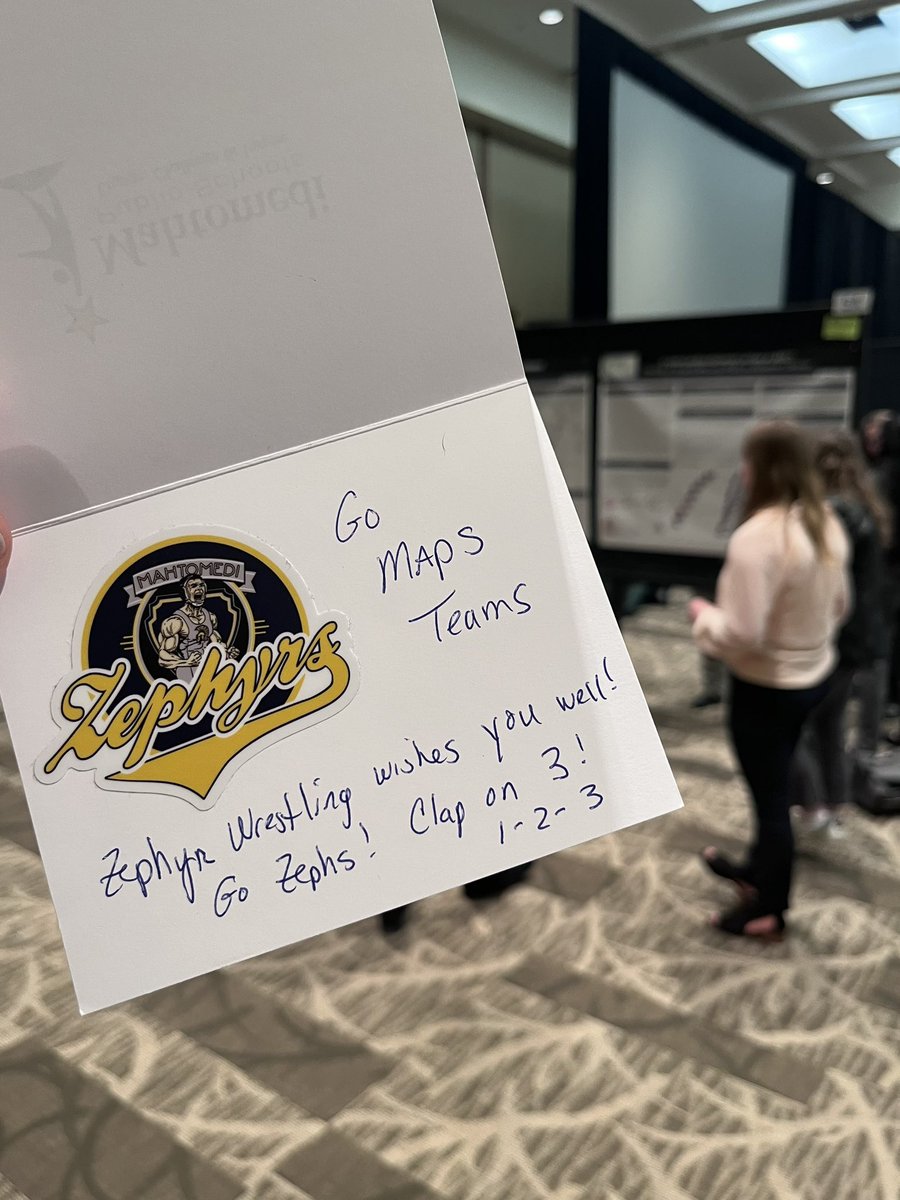 The MAPS Team is deep into the first round of presentations!  Thanks for the support <a href="/oswaldma/">Matt Oswald</a> and <a href="/GoZephyrs/">Zephyr Wrestling</a>!!  #WeAre832