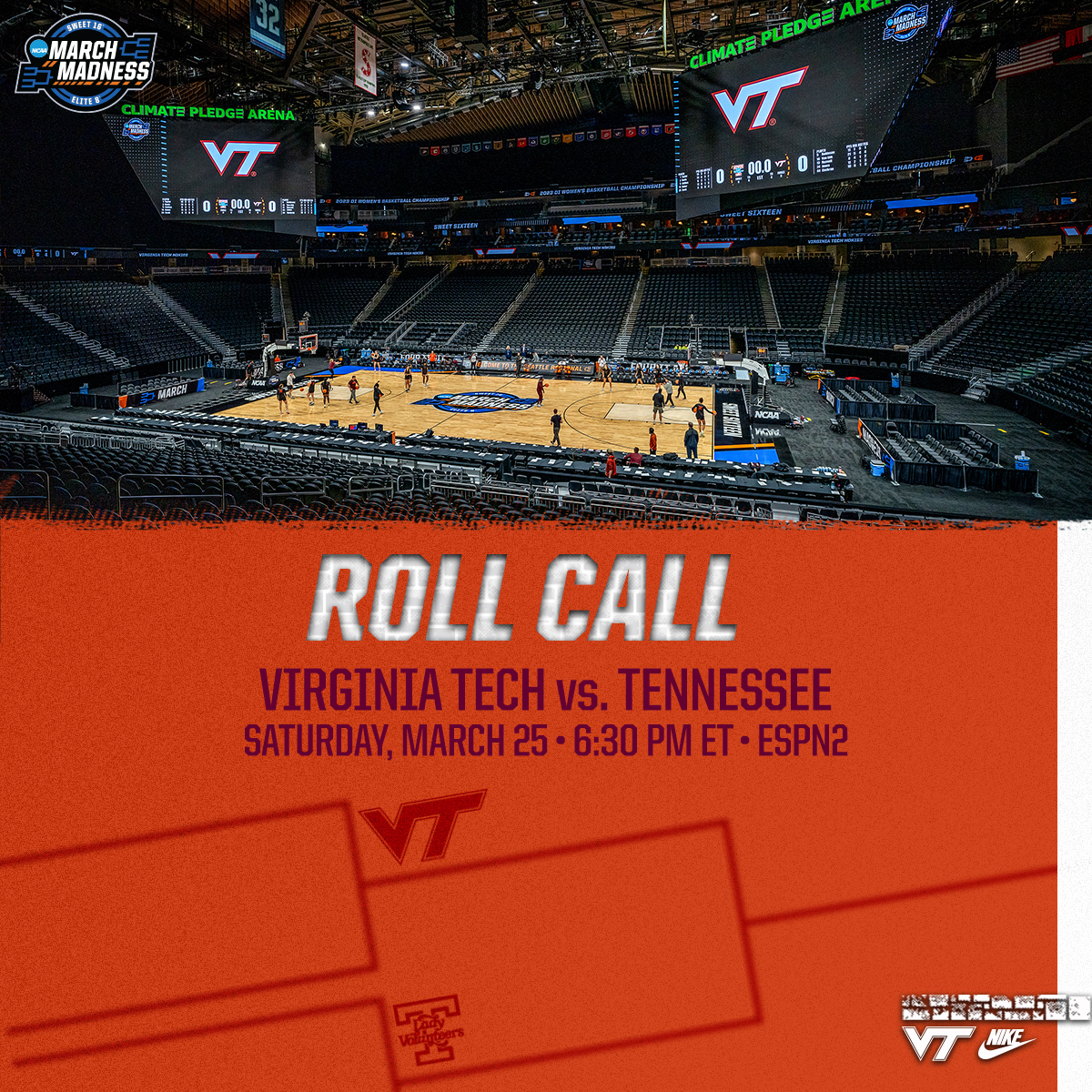 hokiesports's tweet photo. 𝗥𝗢𝗟𝗟 𝗖𝗔𝗟𝗟 🗣️

Where are you watching @hokieswbb from tonight? https://t.co/DjRG4f61XP