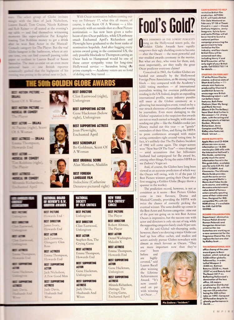 Graeme Wood on Twitter "RT woodg31 From March 1993 EMPIRE MAGAZINE