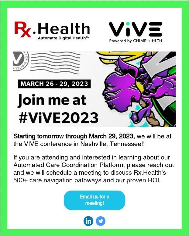 Rx.Health (@rx_health) on Twitter photo We are at #ViVE
conta.cc/3njVpNE
<a href="/rstrobridge/">Rick Strobridge</a> @sarthakkakkar10 <a href="/NeriCohen/">Dr. Neri Cohen</a>
#healthcareinnovation #healthcareconference #remotecare #valuebasedcare #digitalhealth #vive2023 We are at #ViVE
conta.cc/3njVpNE
<a href="/rstrobridge/">Rick Strobridge</a> @sarthakkakkar10 <a href="/NeriCohen/">Dr. Neri Cohen</a>
#healthcareinnovation #healthcareconference #remotecare #valuebasedcare #digitalhealth #vive2023