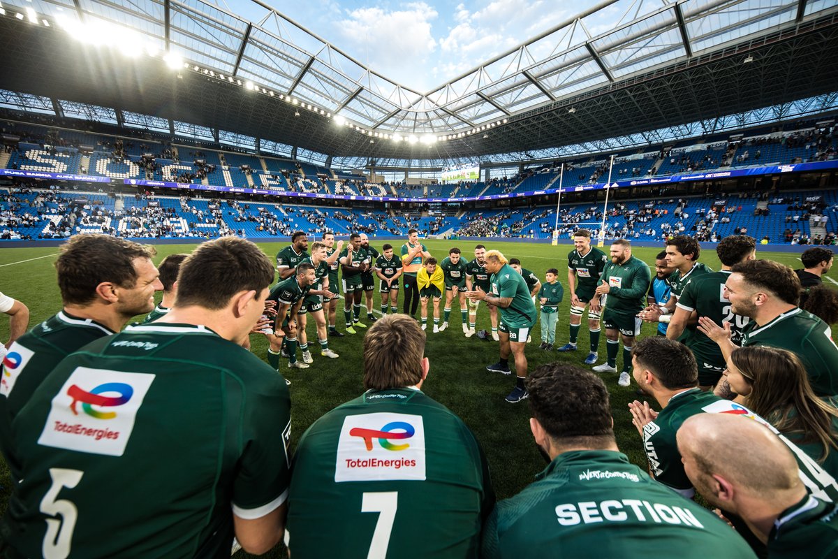 🤩 On s'en souviendra de ce 25 mars ! 🔜 Prochaine bataille : Clermont le 15 avril au Hameau ! #ABSP #TOP14 #HonhaSection #FanDays