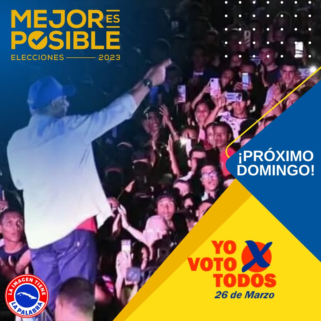 👉🇨🇺👈💯 Estaremos presidente <a href="/DiazCanelB/">Miguel Díaz-Canel Bermúdez</a> respaldando su gestión de Gobierno y en apoyo a la Revolución. Seguiremos adelante. 
🔴 #Cuba #JuntarYVencer #MejorEsPosible #YoVotoXTodos