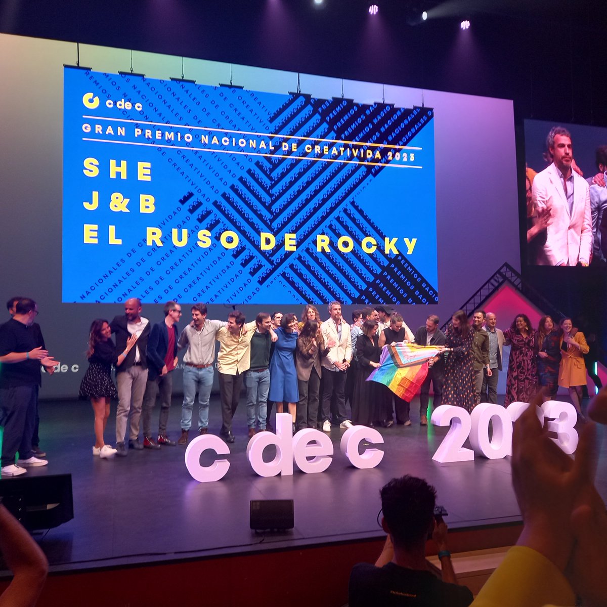 IPMARK's tweet photo. Gran Premio Nacional de Creatividad 2023 para @elrusoderocky_ , J&amp;B por "She". #cdec23. https://t.co/bVgBnb7e6j