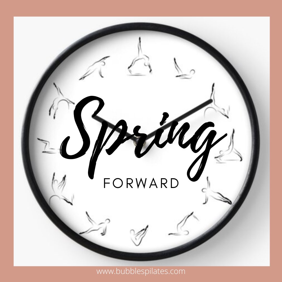 BubblesPilates's tweet photo. ⏰ Don’t forget the clocks go forward an hour tonight. Sunny days are on the way! 😎
.
.
.
#daylightsavings #clockschange #britishsummertime #bst #springforward #pilatesinstructor #pilatesclock #daylightsavingstime #loseanhour #yawn #setanalarm https://t.co/WvtGgViBT5