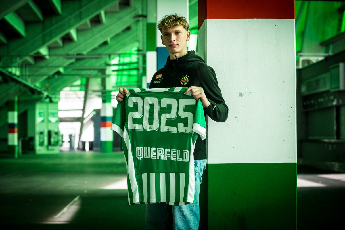 🇦🇹 Leopold Querfeld (2003) is a player to watch in the next 2 seasons definitely and one of the brightest talents of Austria's new generations.

A very tall ( 1,90 m) and strong CB, right footed who's got a good jumping, determined, looking for long balls.

#scouting #RapidWien