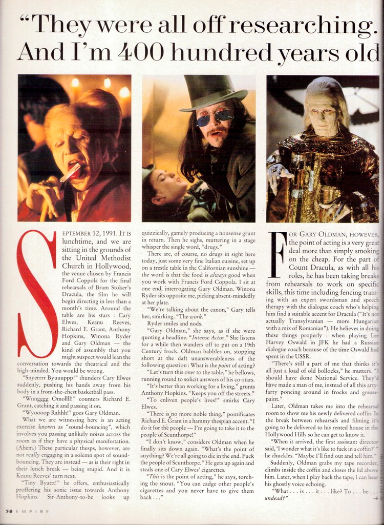 Graeme Wood on Twitter "From March 1993 EMPIRE MAGAZINE features